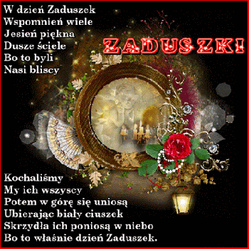 Aniołek na cmentarzu. W dzień Zaduszek